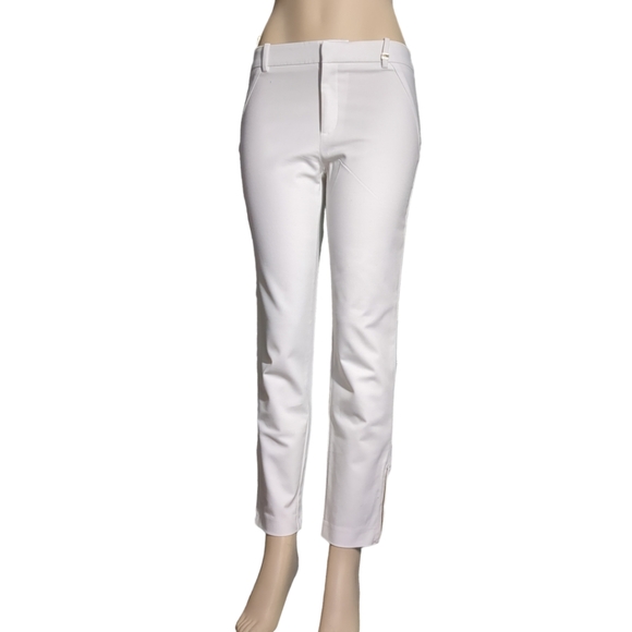 Calvin Klein White Ankle Pants Size 4 - Picture 10 of 14